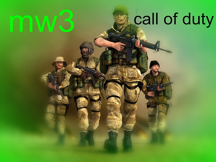 call of duty mw3, guns, soldiers, mw3, call of duty HD wallpaper
