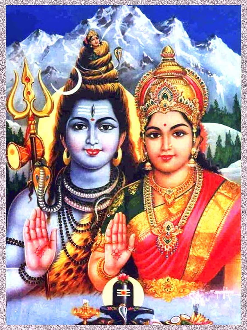 Shiv Parvati, Shankar Parvati HD phone wallpaper | Pxfuel