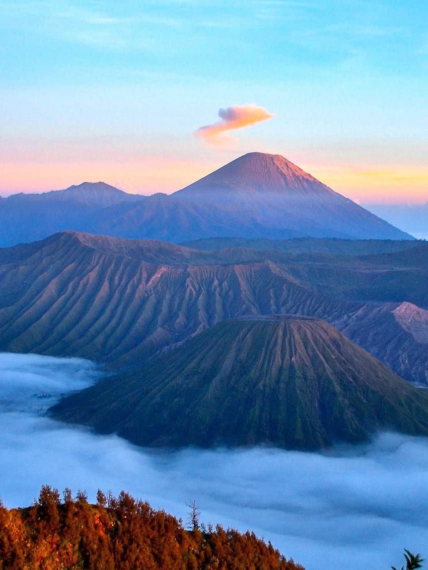 Montanhas vulcânicas bromo tengger semeru parque nacional iPad Air em 2020. iPad air, iPhone grafia, Parques nacionais Papel de parede de celular HD