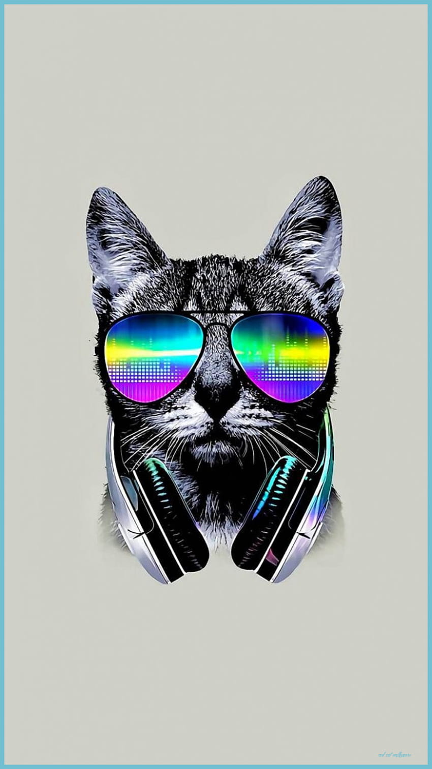 Cool Cat By MacAC8 - 8 - On ZEDGE - Cool Cat, Modern Cat HD phone wallpaper  | Pxfuel