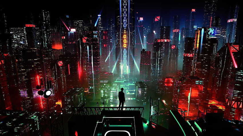 cyber science fiction art numérique art conceptuel Fond d'écran HD