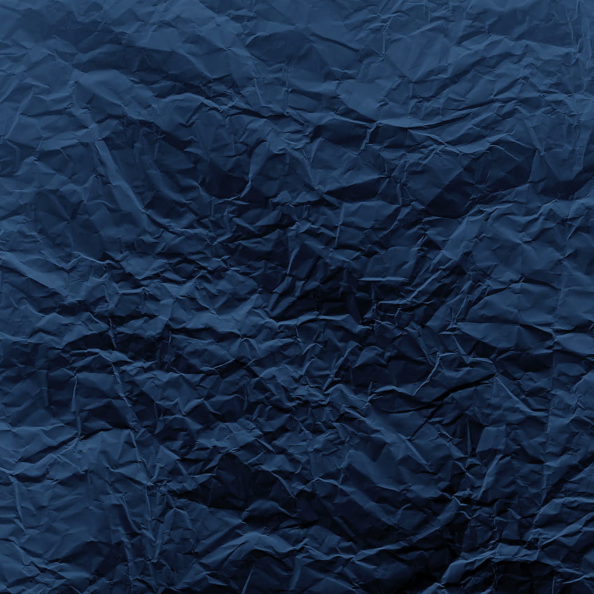 Tekstur Biru Berkerut Kertas wallpaper ponsel HD