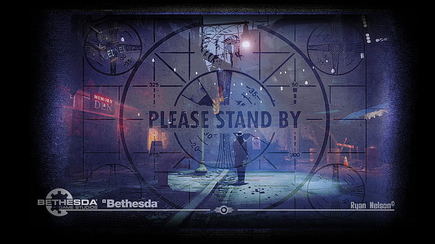 Fallout 4 - Attempt at Fallout New Vegas - mods and community, Please Stand By HD wallpaper