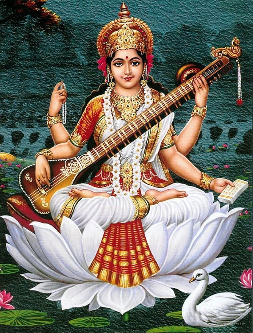Goddess Saraswati , & pics HD wallpaper | Pxfuel