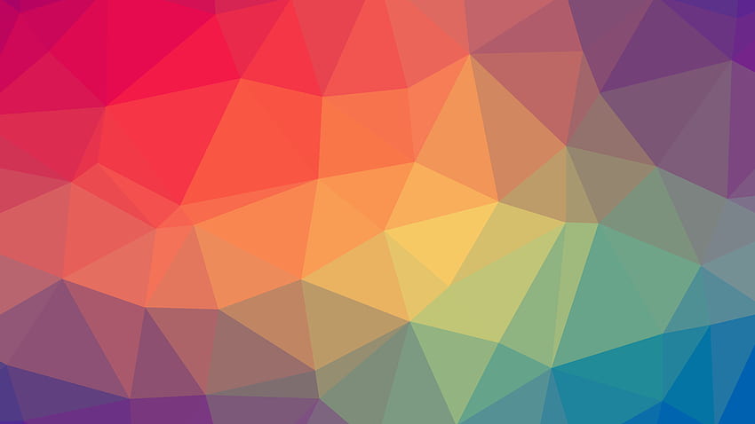 Abstract, Low Poly, Colorful, , , Background, Ahvnjp, Low Poly Abstract HD wallpaper