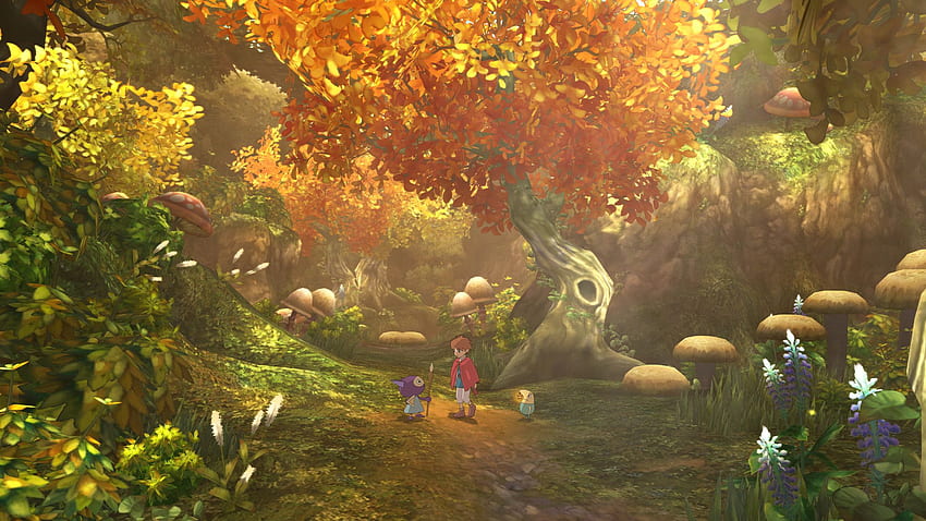 Ni No Kuni, Studio Ghibli Jesień Tapeta HD