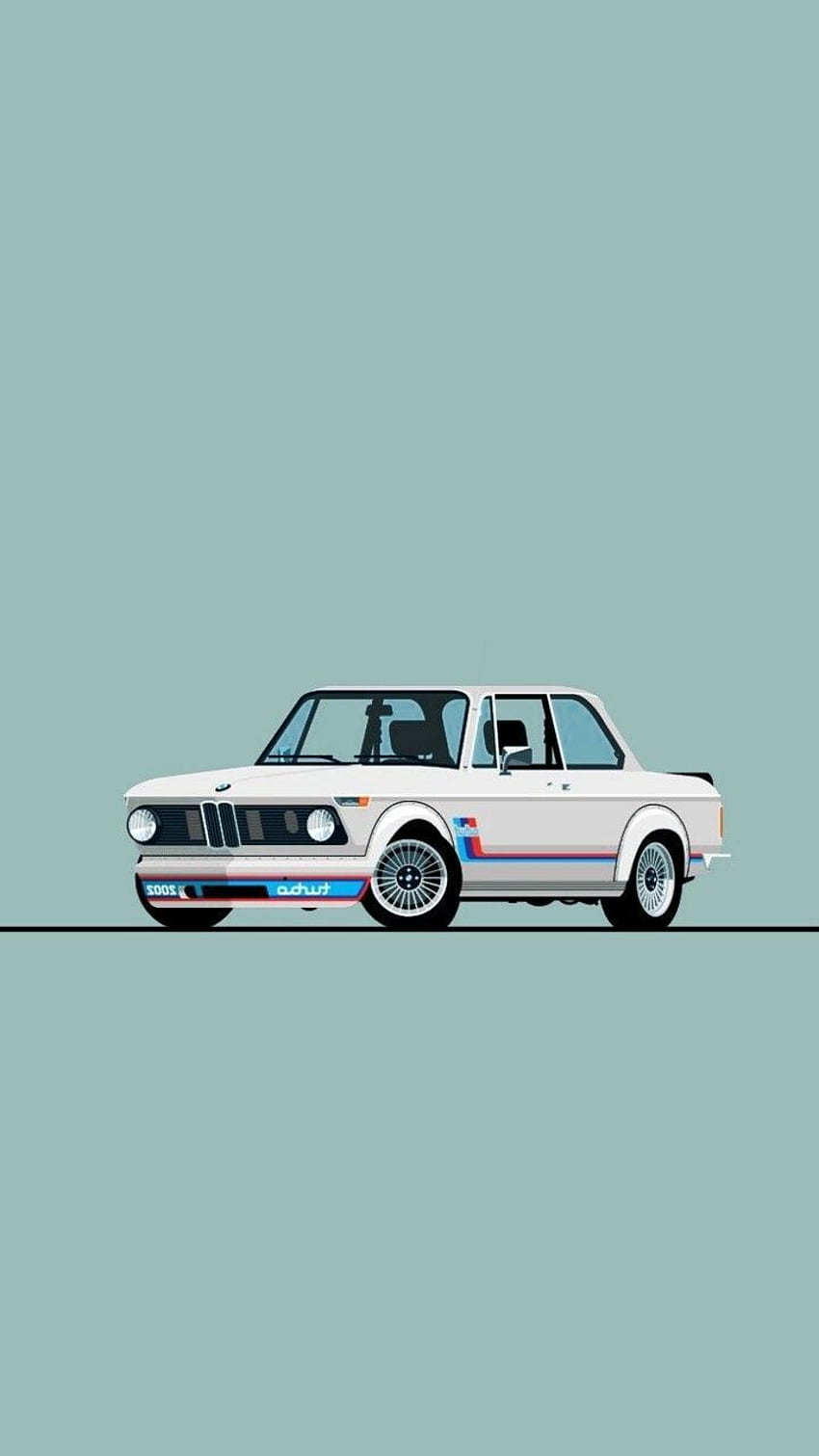 BMW 2002. Car artwork, Disegni di auto, Auto retrò Sfondo del telefono HD