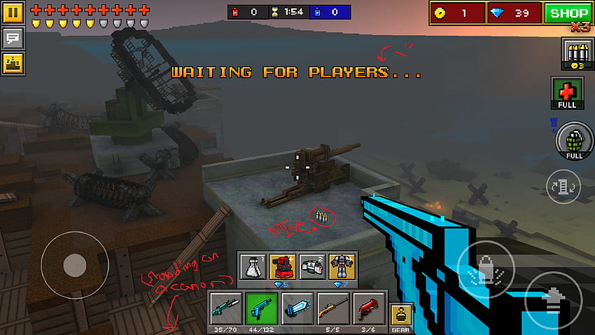 For Gamers Like Me: Pixel Gun 3D First P, Pixel Gun 3D: FPS Shooter HD ...