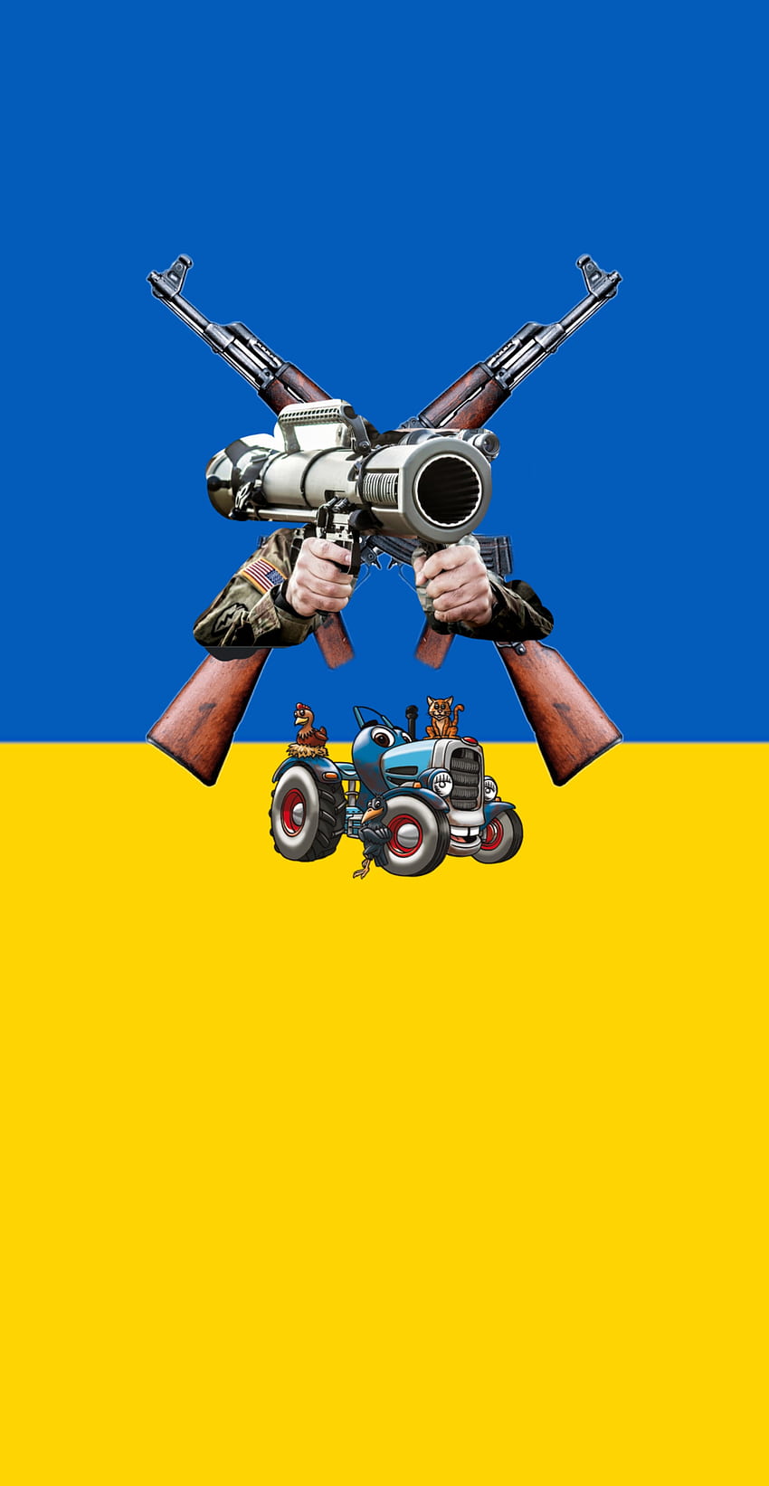 Ukraine Force, flags, war HD phone wallpaper