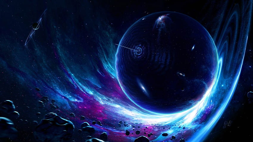 Wormhole Digital Universe Baru Wallpaper HD