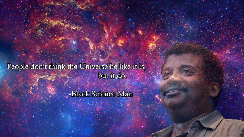 Black Science Man, HQ Background. Gallery. Science guy, Hubble, Universe HD wallpaper