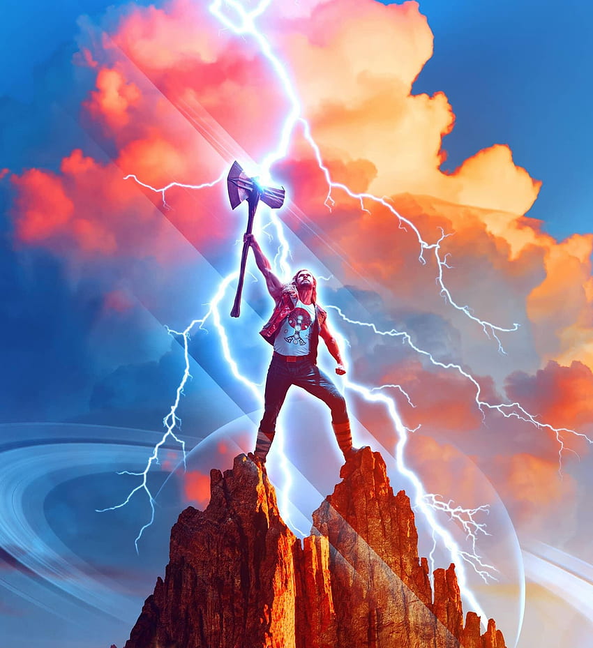 Thor: Love and Thunder、アクション マーベル映画、2022 年 HD電話の壁紙