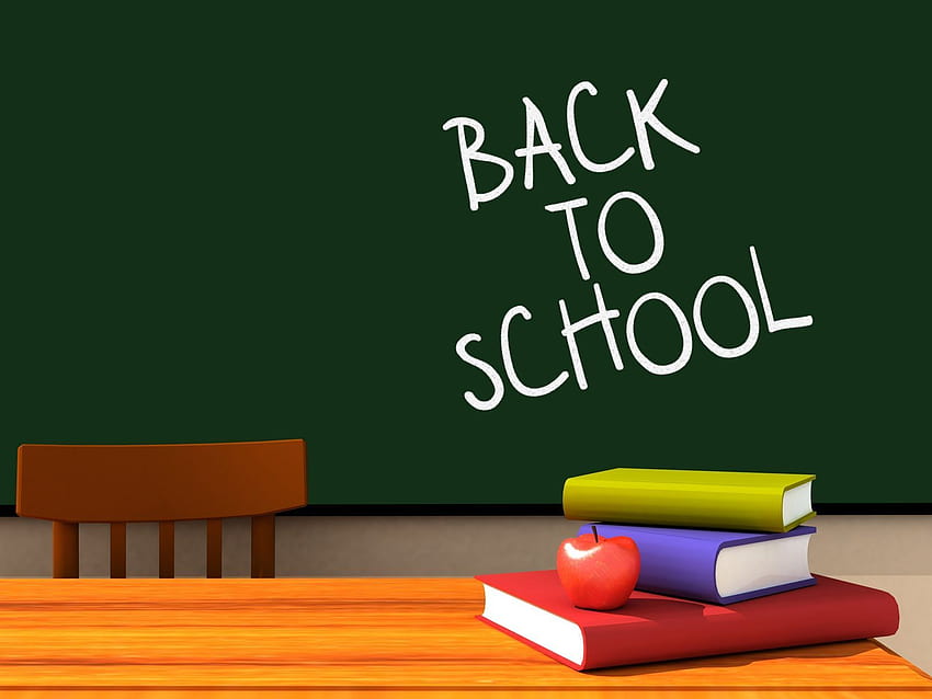 Back to School - , Back to School Background on Bat, First Day of School HD-Hintergrundbild