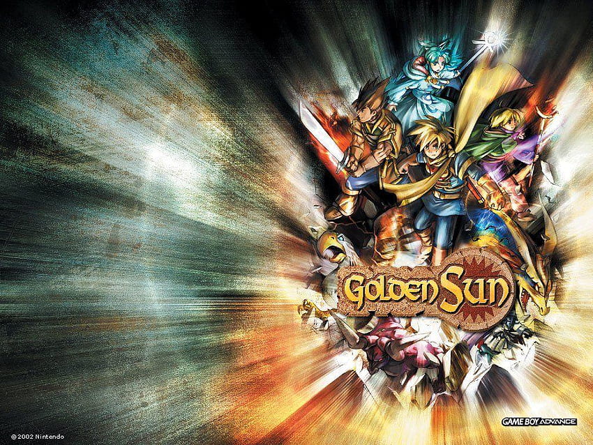 Golden Sun HD wallpaper