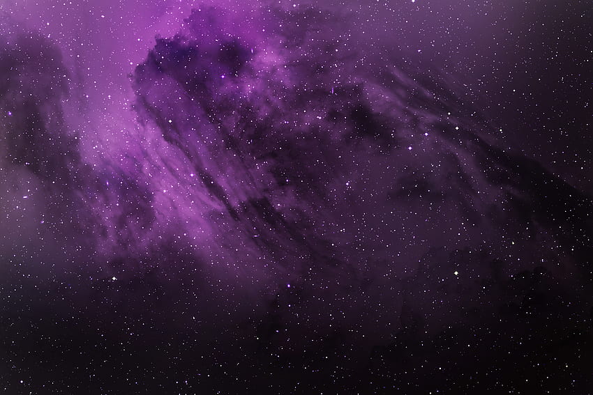 紫色の雲、宇宙、星、宇宙 高画質の壁紙