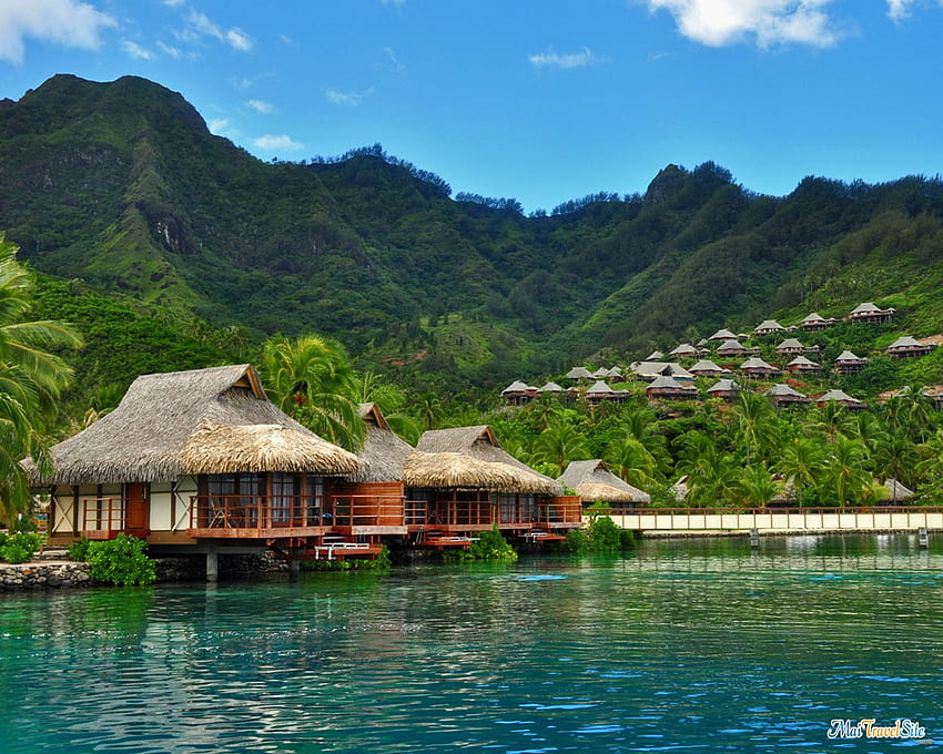 : Moorea, French Polynesia, French Landscape HD wallpaper