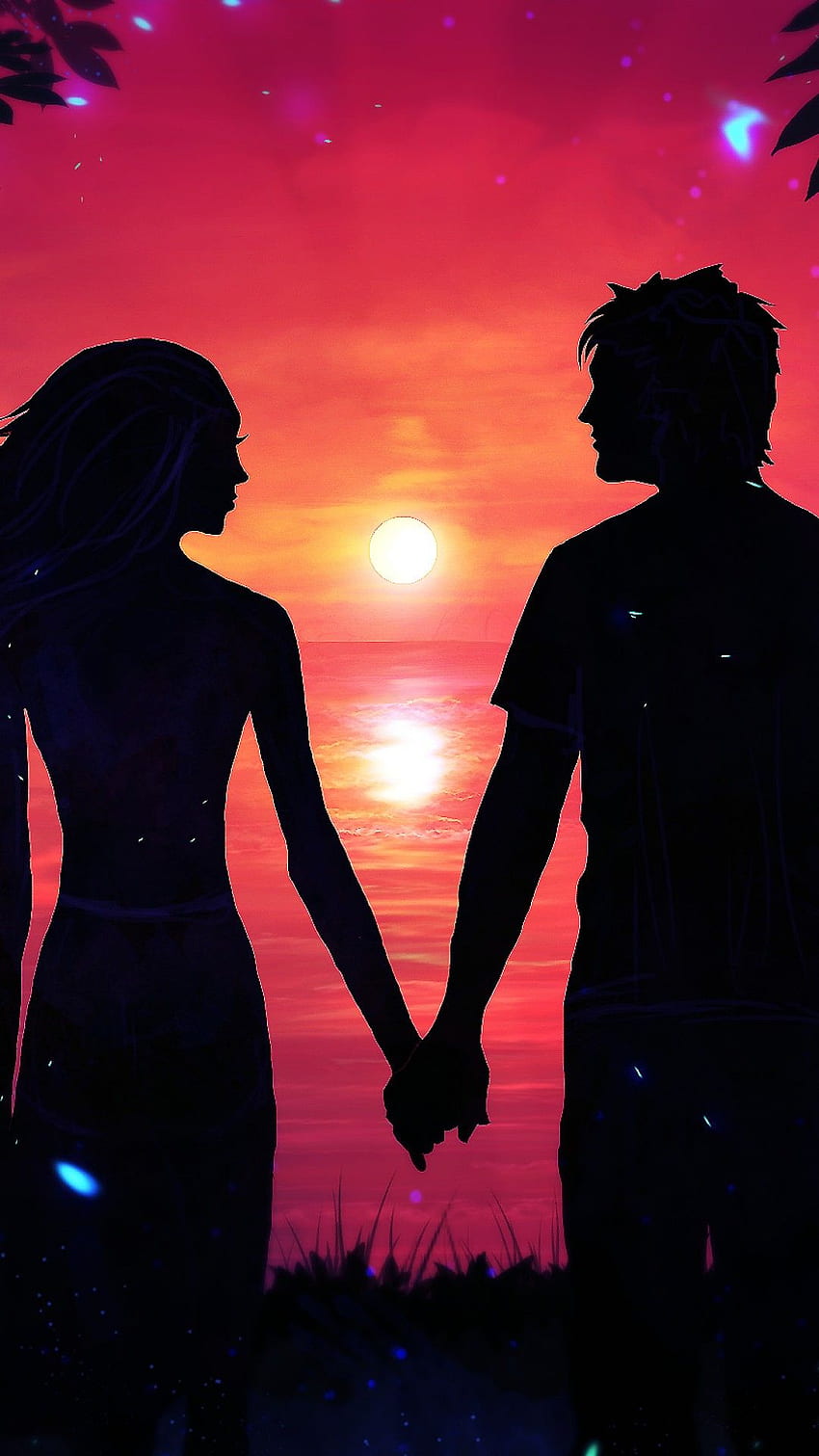 Couple, Sunset, Silhouette, Romantic, , Love / Editor's Picks ...