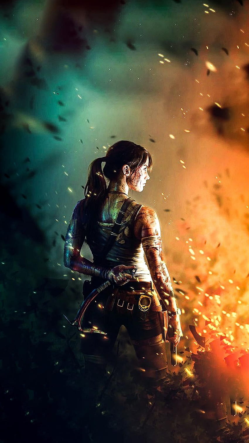 Tomb Raider [Custom Edit]. iPhone X - iPhone X HD phone wallpaper