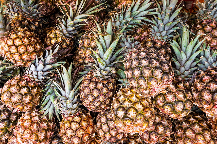 Fruits, Food, Pineapples, Ripe HD wallpaper