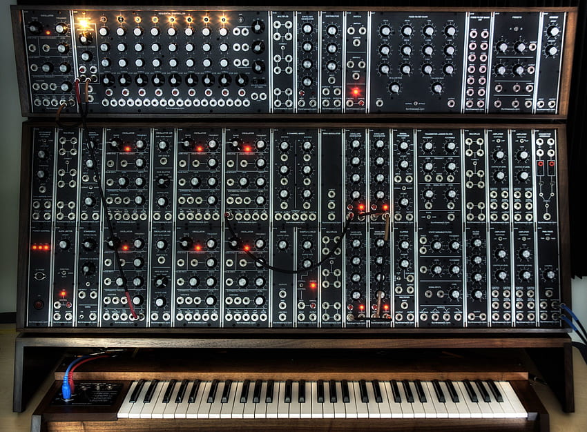 Synthesizer Group - Modular Synth HD wallpaper