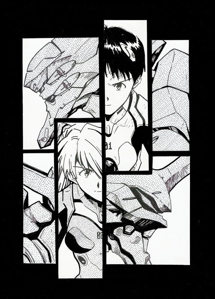 Evangelion collage by Aohnia. Evangelion, Evangelion art, Neon evangelion, Evangelion Manga HD phone wallpaper
