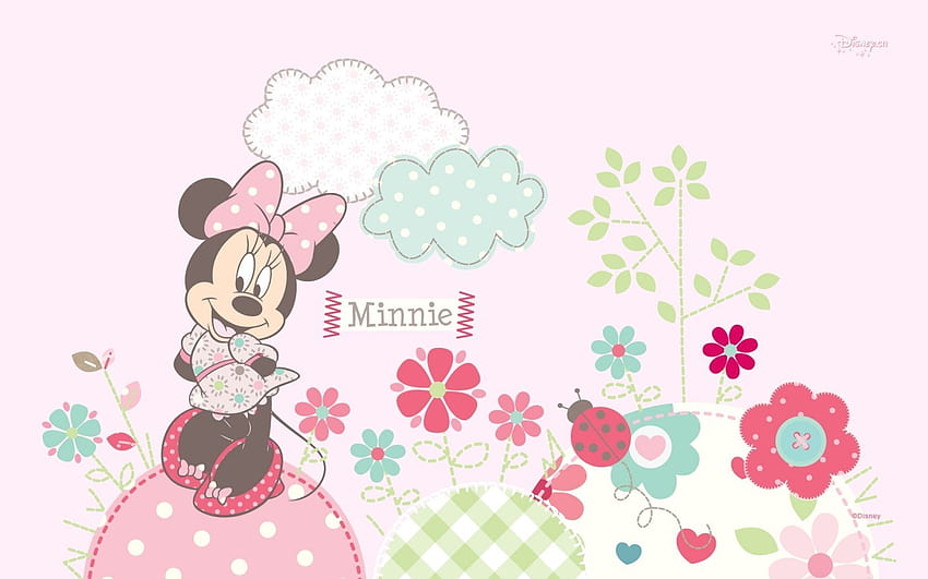 Minnie Mouse, Glitter Minnie Mouse HD wallpaper