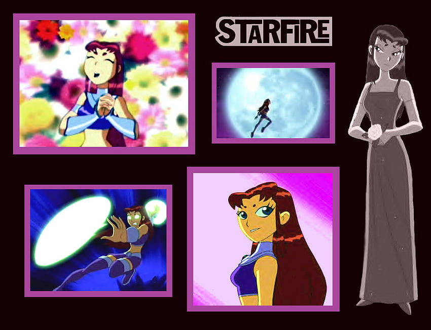 Starfire, cute, girl, , powerful HD wallpaper