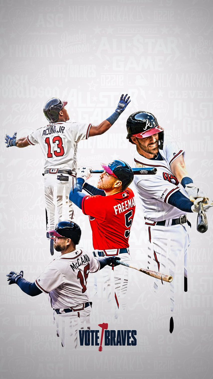 Atlanta Braves - It's Wallpaper Wednesday! 📱 Save these