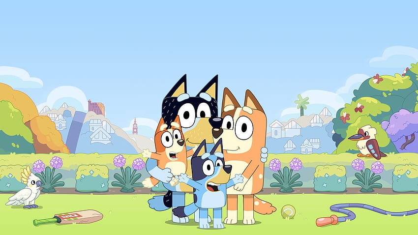 Bluey' en Disney es un programa para niños que los padres adoran, Bluey Cartoon fondo de pantalla
