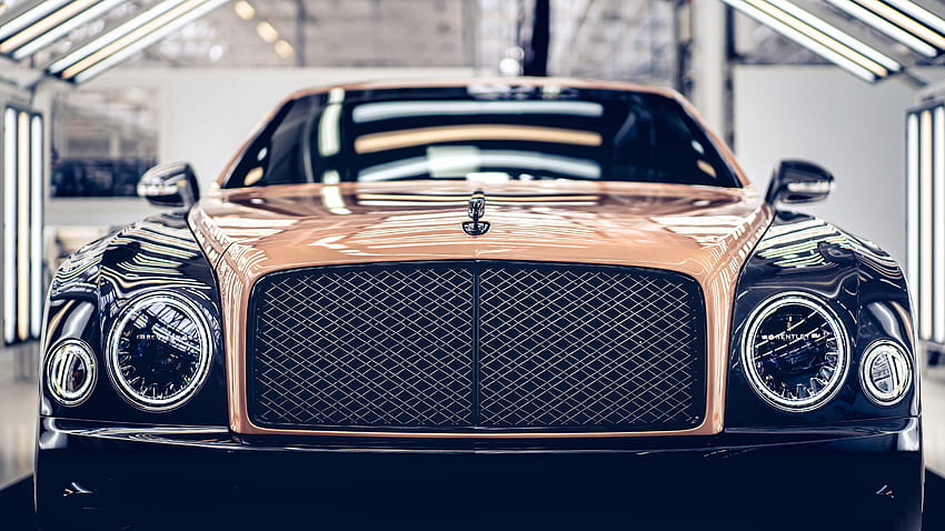 2020, Bentley Mulsanne, vista frontal, automóvil de lujo fondo de pantalla