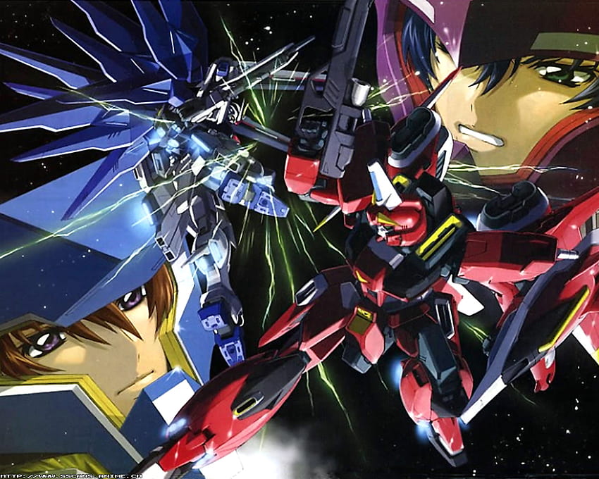 Gundam Series 60 Cool, Justice Gundam HD тапет