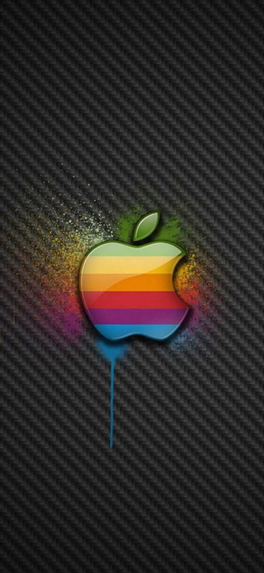 Colorful Apple LOGO 02 IPhone X iPhoneWalls, Rainbow Apple Logo HD ...