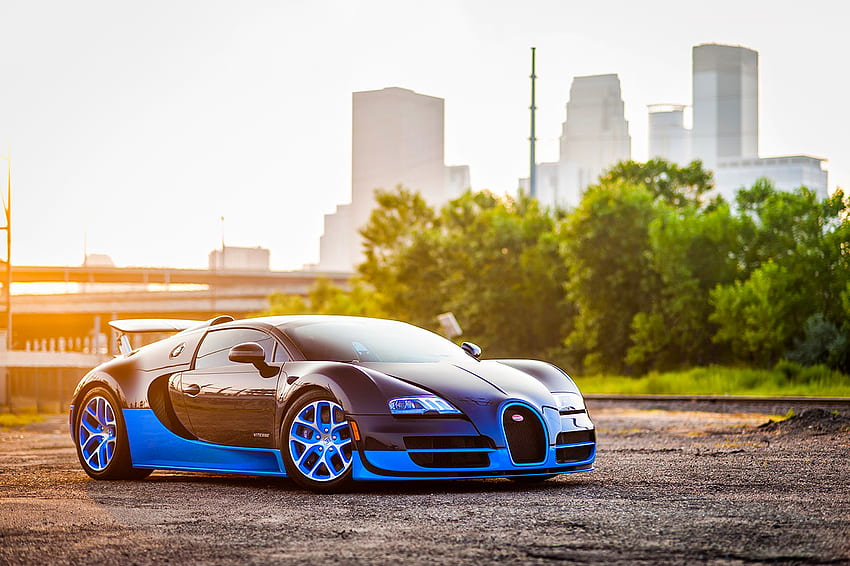 Bugatti, Cars, Side View, Veyron, Grand HD wallpaper