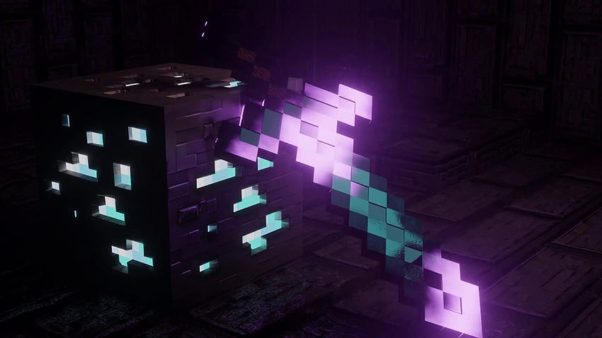 Minecraft Enchanted Sword Live HD wallpaper