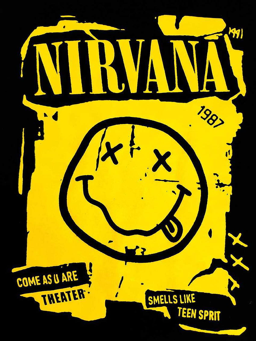 Nirvana, Nirvana Esthétique Fond d'écran de téléphone HD