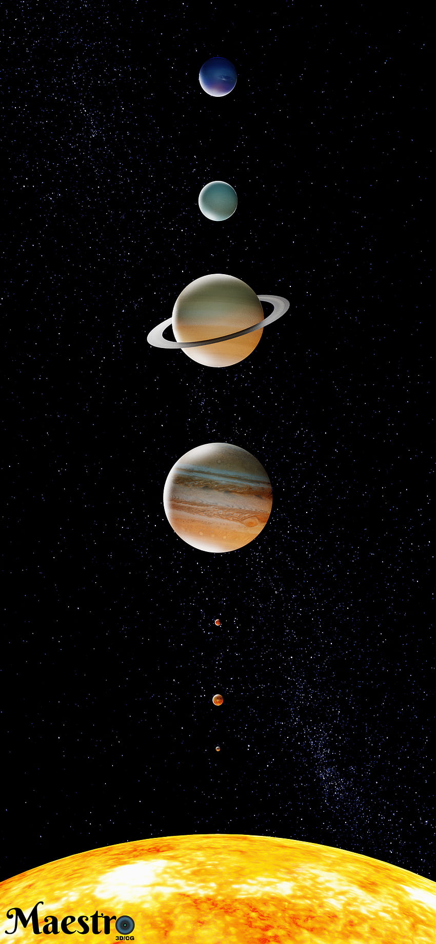 Amoled Solar System, Black Solar System HD phone wallpaper