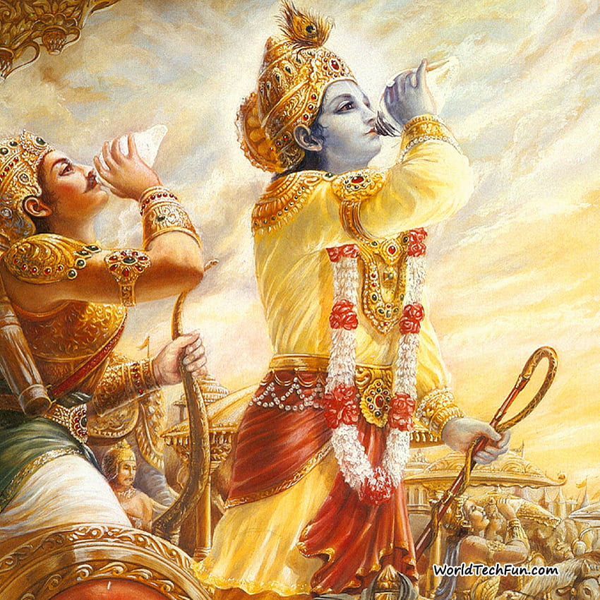 Lord Sri Krishna Arjuna Completo para [] para seu celular e tablet. Explore Natkhat Krishna. Krishna para, Krishna e Arjun Papel de parede de celular HD