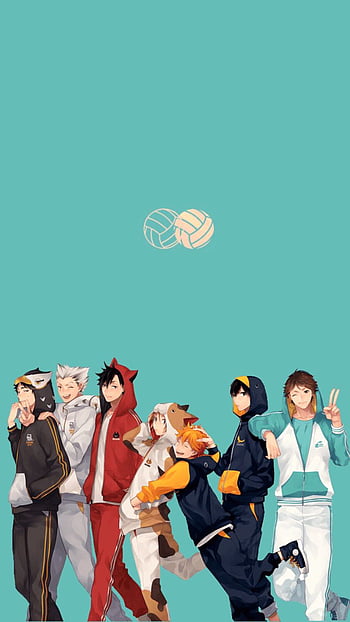 Haikyuu, anime, karasuno, volleyball, HD phone wallpaper | Peakpx