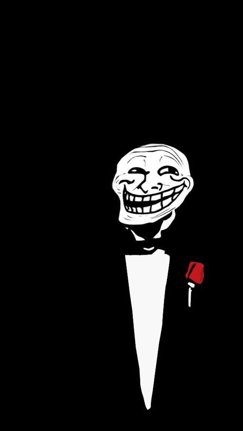 Compartir 95+ imagen troll face black background - Thcshoanghoatham ...