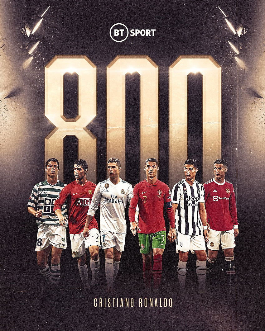 BT スポーツのサッカー - クリスティアーノ ロナウドは現在 800 のキャリア ゴールを記録しました, クリスティアーノ ロナウド ゴール HD電話の壁紙