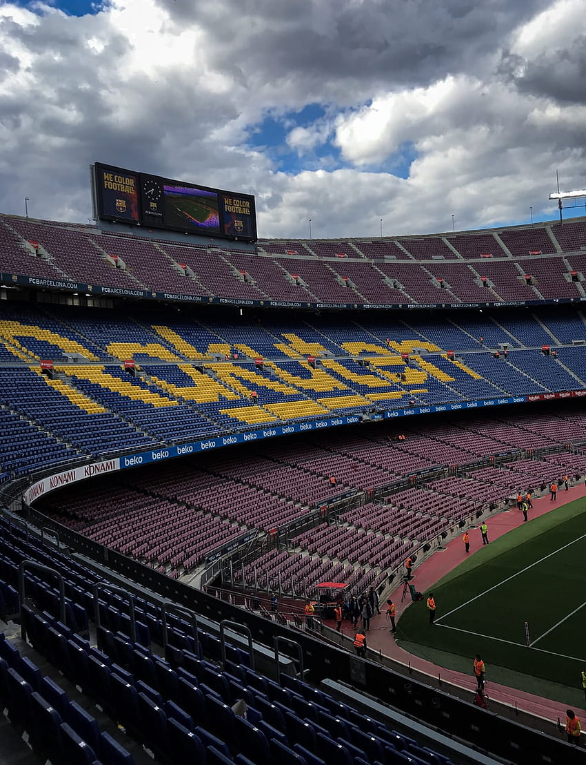 Camp Nou, Barcelona, ​​Spanyol, Stadion FC Barcelona wallpaper ponsel HD