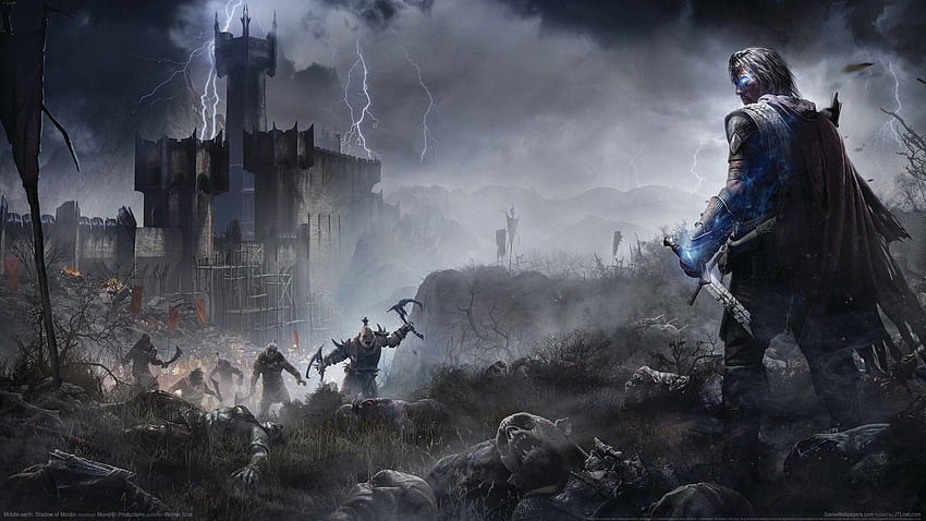 Middle Earth Shadow of Mordor background, Shadow Gaming HD wallpaper