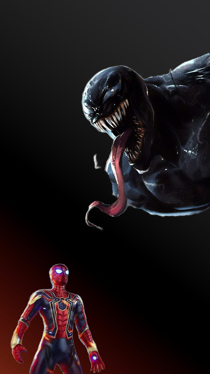 Spiderman and Venom, peterparker, venomspiderman, goku, nowayhome,  venomblack, tomholland, venomblackminimarvel, anime HD phone wallpaper |  Pxfuel