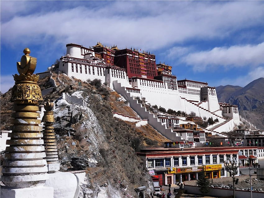 Most Beautiful Inside And Of Potala Palace, Tibet HD wallpaper