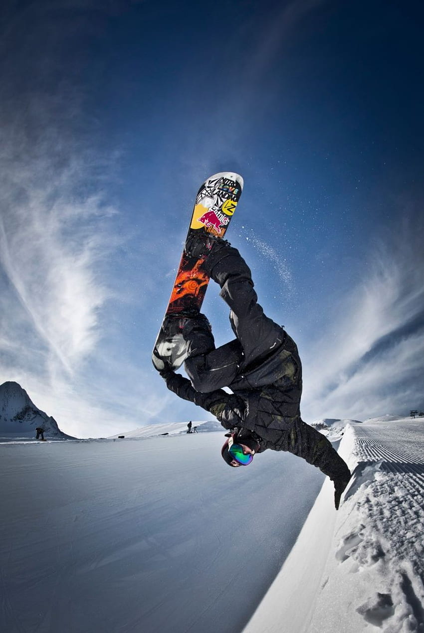 Red Bull сноуборд HD тапет за телефон