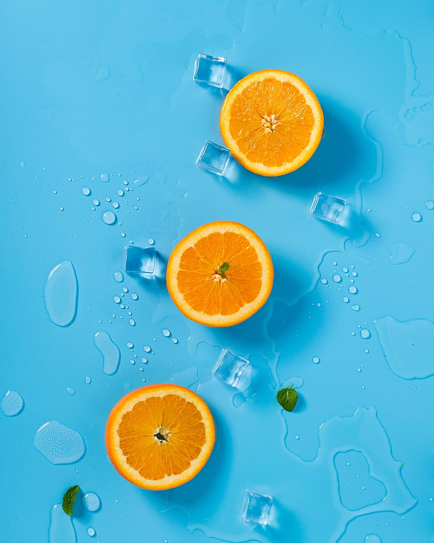 Blue Fruit, Blue Lemon HD phone wallpaper