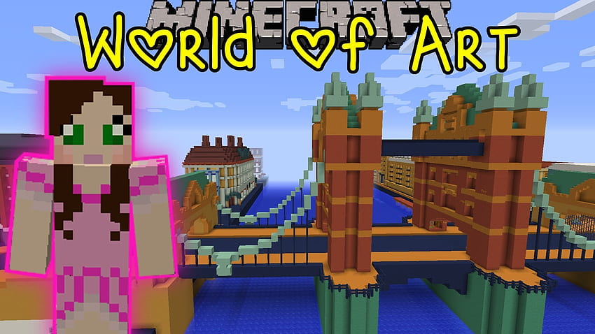Pat And Jen Minecraft: World Of Art (Custom Map) Part 3 GamingWithJen HD wallpaper