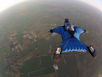 military wingsuit wallpaper