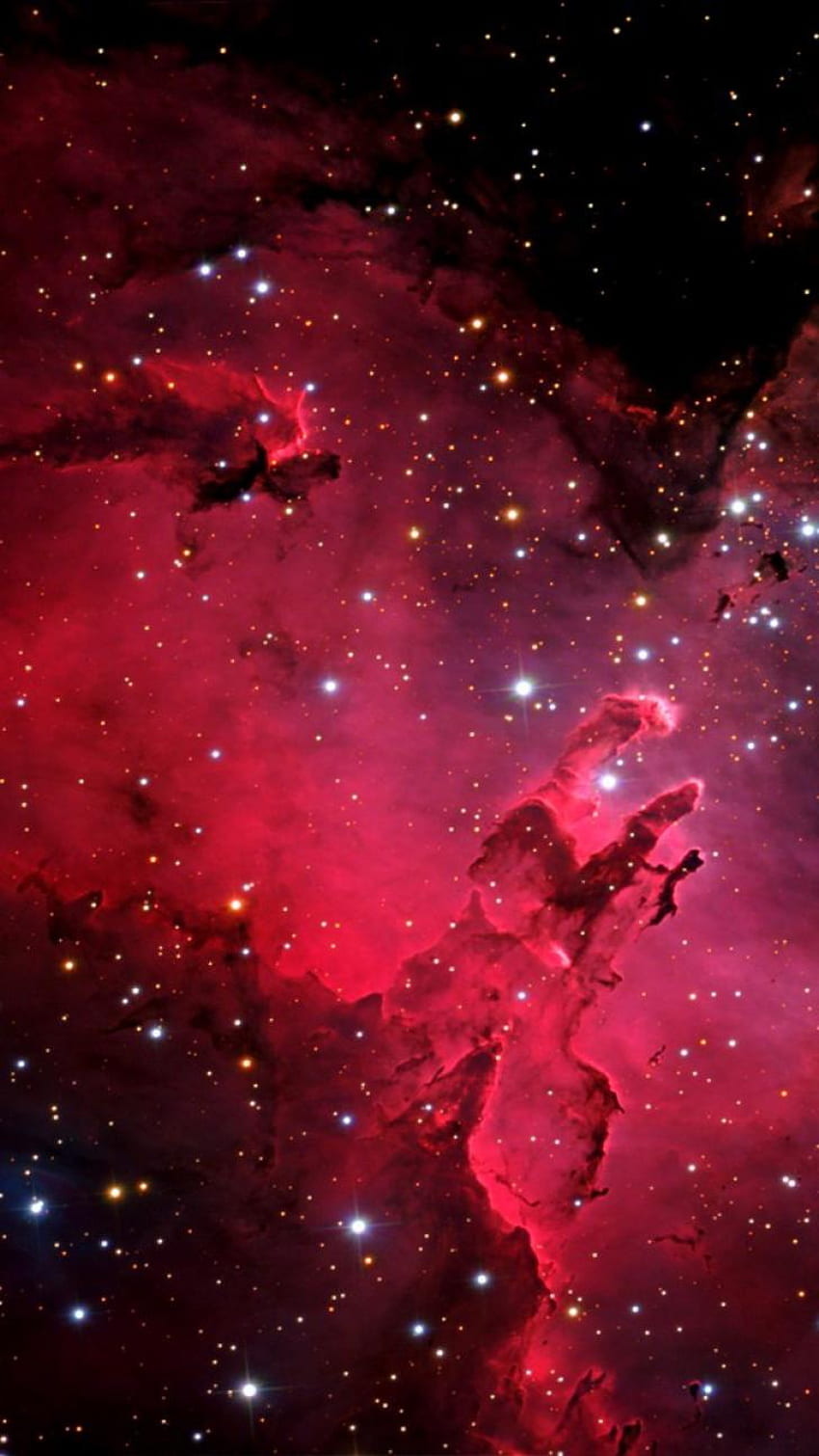 : 赤, 星雲, 銀河, iPhone, , iPhone, , Red Space iPhone HD電話の壁紙