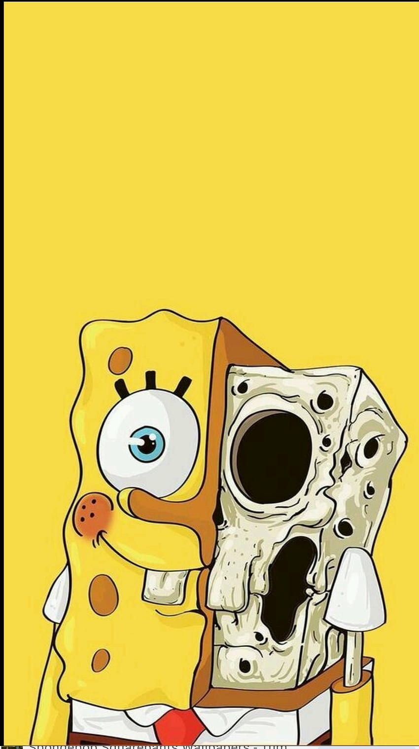 SpongeBob, arte, maschera_gas Sfondo del telefono HD